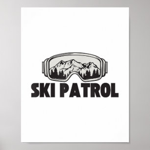 Skipiste Winterskigebiet Goggles Bergtour _1 Poster