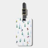 Skipisten Gepäckanhänger (Vorderseite vertikal)