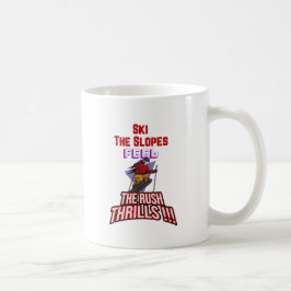 Skipisten Kaffeetasse