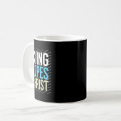 Skipisten mit Jesus Kaffeetasse (Vorderseite Links)