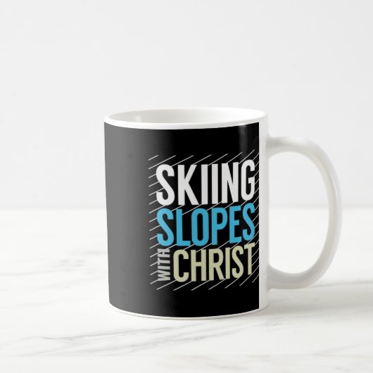 Skipisten mit Jesus Kaffeetasse (Rechts)