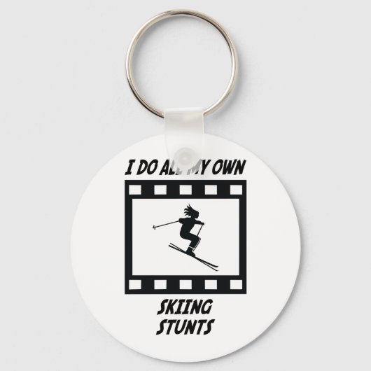 Skipisten Schlüsselanhänger (Vorderseite)