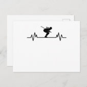 Skipisten Skigebiet Skipass Geschenk Postkarte (Vorne/Hinten)