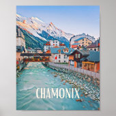Skiplakat Chamonix Poster (Vorne)