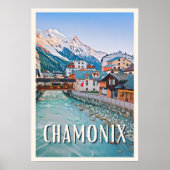 Skiplakat Chamonix Poster (Vorne)
