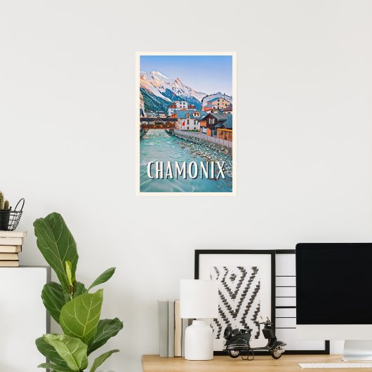 Skiplakat Chamonix Poster (Heimbüro)