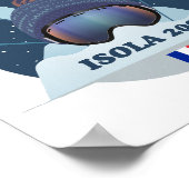 Skiplakat Isola 2000 Poster (Ecke)