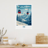 Skiposter Åre Schweden 1 Poster (Küche)