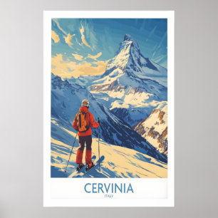 Skiposter Cervinia Italien 1 Poster