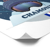 Skiposter Chamonix Poster (Ecke)