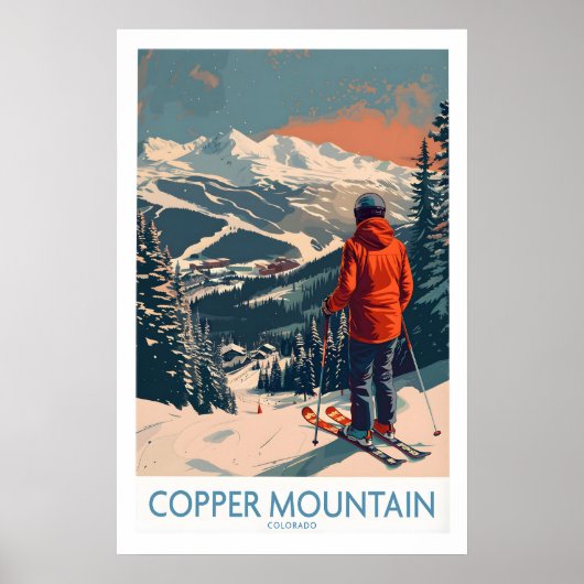 Skiposter Copper Mountain Wandkunst Wintersport Poster (Vorne)