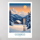 Skiposter Goderdzi Georgien 1 Poster (Vorne)