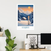Skiposter Goderdzi Georgien 1 Poster (Heimbüro)