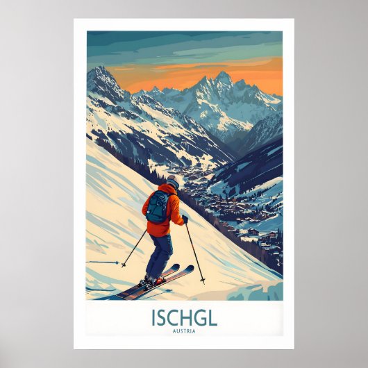 Skiposter Ischgl Österreich 1 Poster (Vorne)