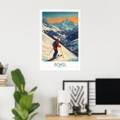 Skiposter Ischgl Österreich 1 Poster (Heimbüro)