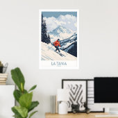 Skiposter La Tania Frankreich 1 Poster (Heimbüro)