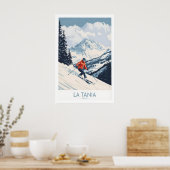 Skiposter La Tania Frankreich 1 Poster (Küche)