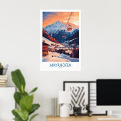 Skiposter Mayrhofen Österreich 1 Poster (Heimbüro)