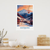 Skiposter Mayrhofen Österreich 1 Poster (Küche)