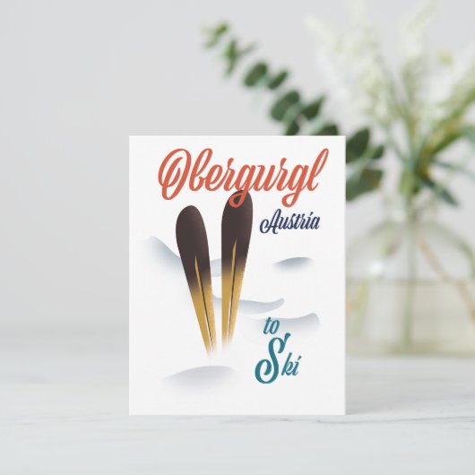 Skiposter Obergurgl Österreich (Stehend Vorderseite)