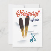 Skiposter Obergurgl Österreich (Rückseite)