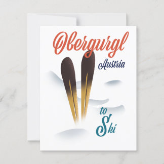 Skiposter Obergurgl Österreich