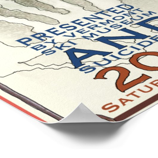 Skiposter Poster (Ecke)