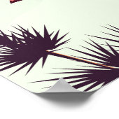 Skiposter Saariselkä Finnland Poster (Ecke)