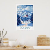 Skiposter Val Thorens 1 Poster (Küche)