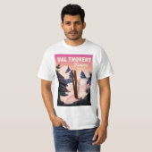 Skiposter Val Thorens, Frankreich T-Shirt (Vorne ganz)