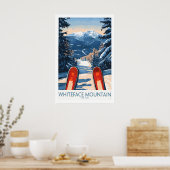 Skiposter Whiteface Mountain Skigebiet 1 Poster (Küche)