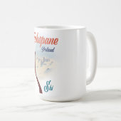 Skiposter Zakopane Polen Kaffeetasse (VorderseiteRechts)