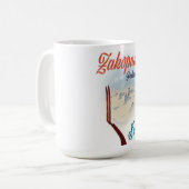 Skiposter Zakopane Polen Kaffeetasse (Vorderseite Links)