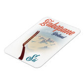 Skiposter Zakopane Polen Magnet (Linke Seite)