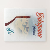 Skiposter Zakopane Polen Puzzle (Horizontal)