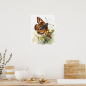 Skipper Butterfly Art Print Poster (Küche)