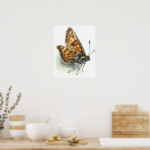 Skipper Butterfly Art Print Poster (Küche)