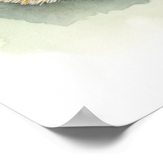 Skipper Butterfly Art Print Poster (Ecke)