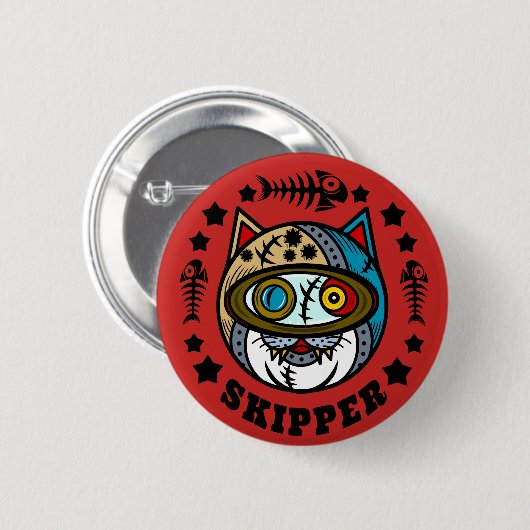 SKIPPER Button badges (Vorne & Hinten)