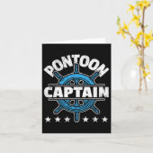 Skipper Pontoon Boot I Pontoon Boot Kapitän Karte (Gelbe Blume)