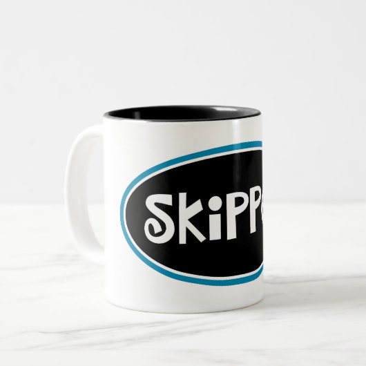 SKIPPER ZWEIFARBIGE TASSE (Vorderseite Links)