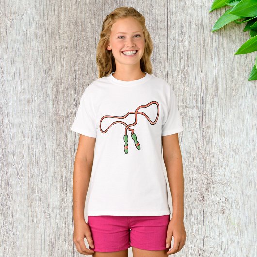 Skipping Rope Girls T - Shirt