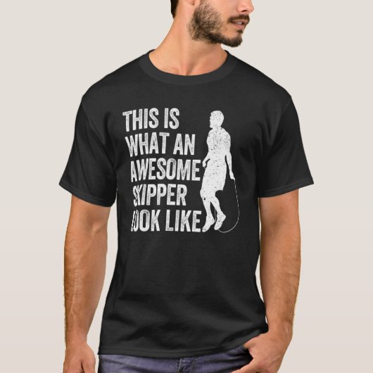 Skipping Rope Jumping Rope T-Shirt (Vorderseite)