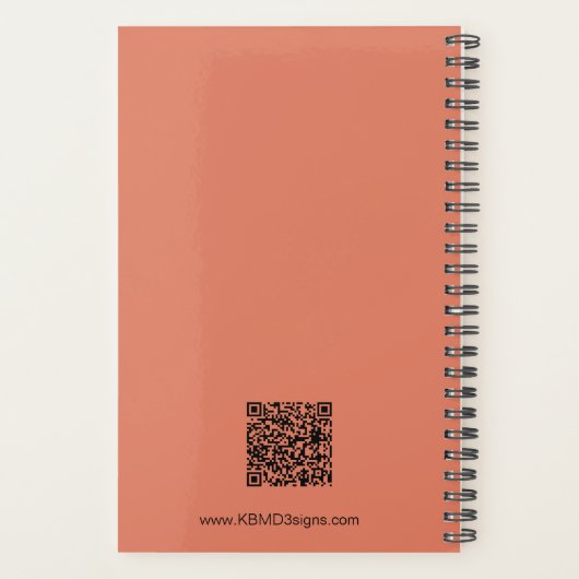 Skipping Rope Orange Black Fitness Starter Workout Planer (Rückseite)