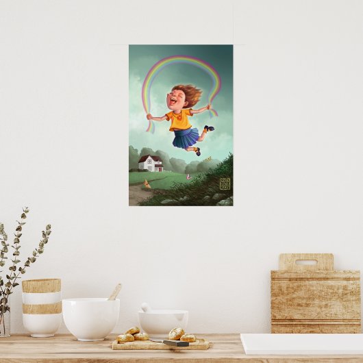 Skipping Rope Poster (Küche)