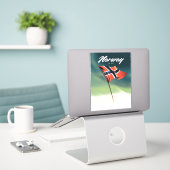 Skipposter Aufkleber (Laptop auf Schreibtisch)