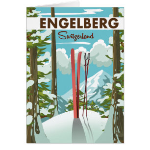 Skipposter Engelberg Schweiz