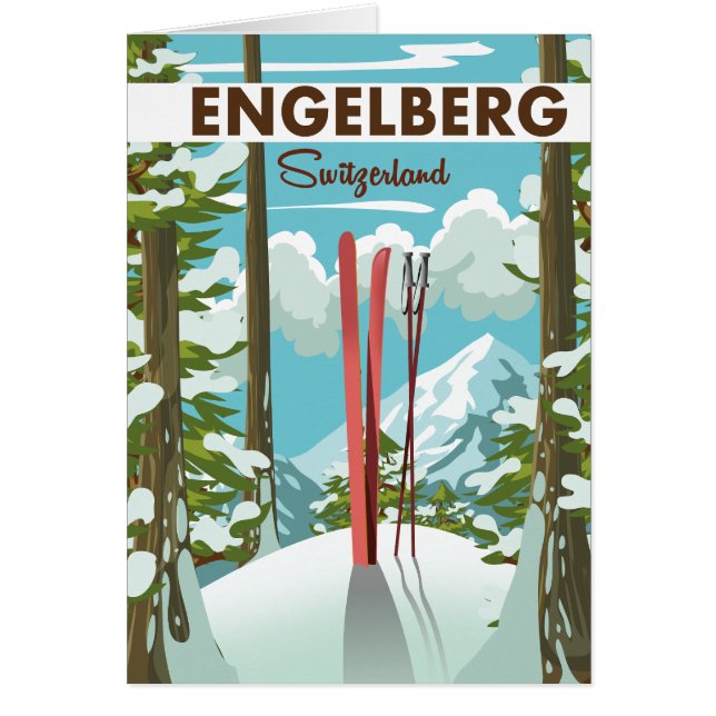 Skipposter Engelberg Schweiz (Vorne)