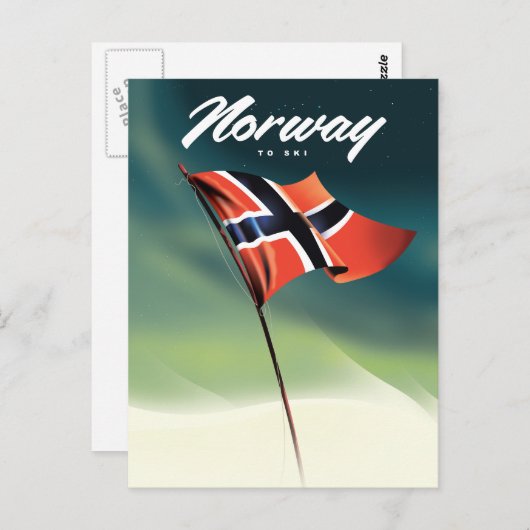 Skipposter Postkarte (Vorne/Hinten)