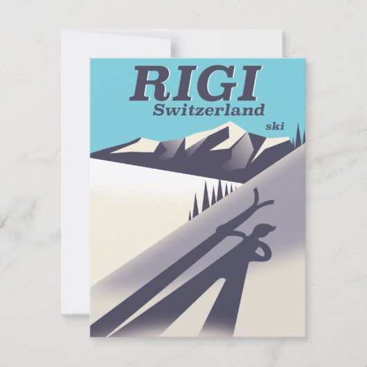 Skipposter Rigi Schweiz (Vorderseite)